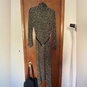 DONNA KARAN MAXI PRINT DRESS